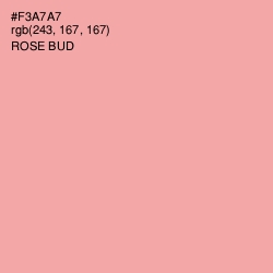 #F3A7A7 - Rose Bud Color Image